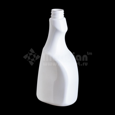 Пластиковая бутылка белая под распылитель