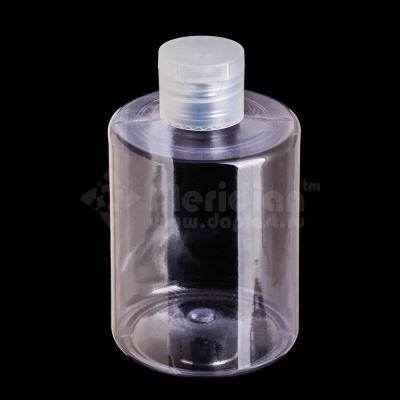 Прозрачная крышка на прозрачной бутылке