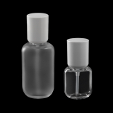 Флакон ПЭТГ Блур-35 с кремовым дозатором и защитным колпаком, изображение 5