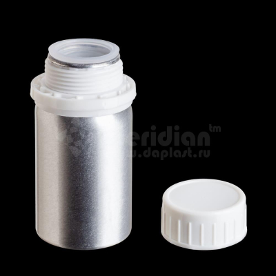 Флакон алюминиевый 80 мл с крышкой с контролем первого вскрытия