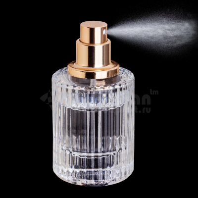 дорожный стеклянный флакон для духов 50 мл