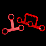 Держатель для бутылок на 3 шт. 28 мм