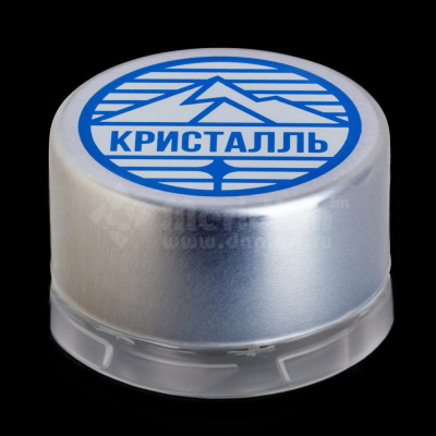 колпачок с логотипом метализированный