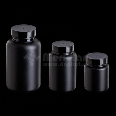 Банка полиэтиленовая 60 мл черная